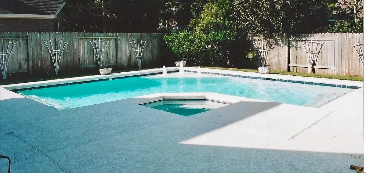 Pool and Hot Tub plus Fountains