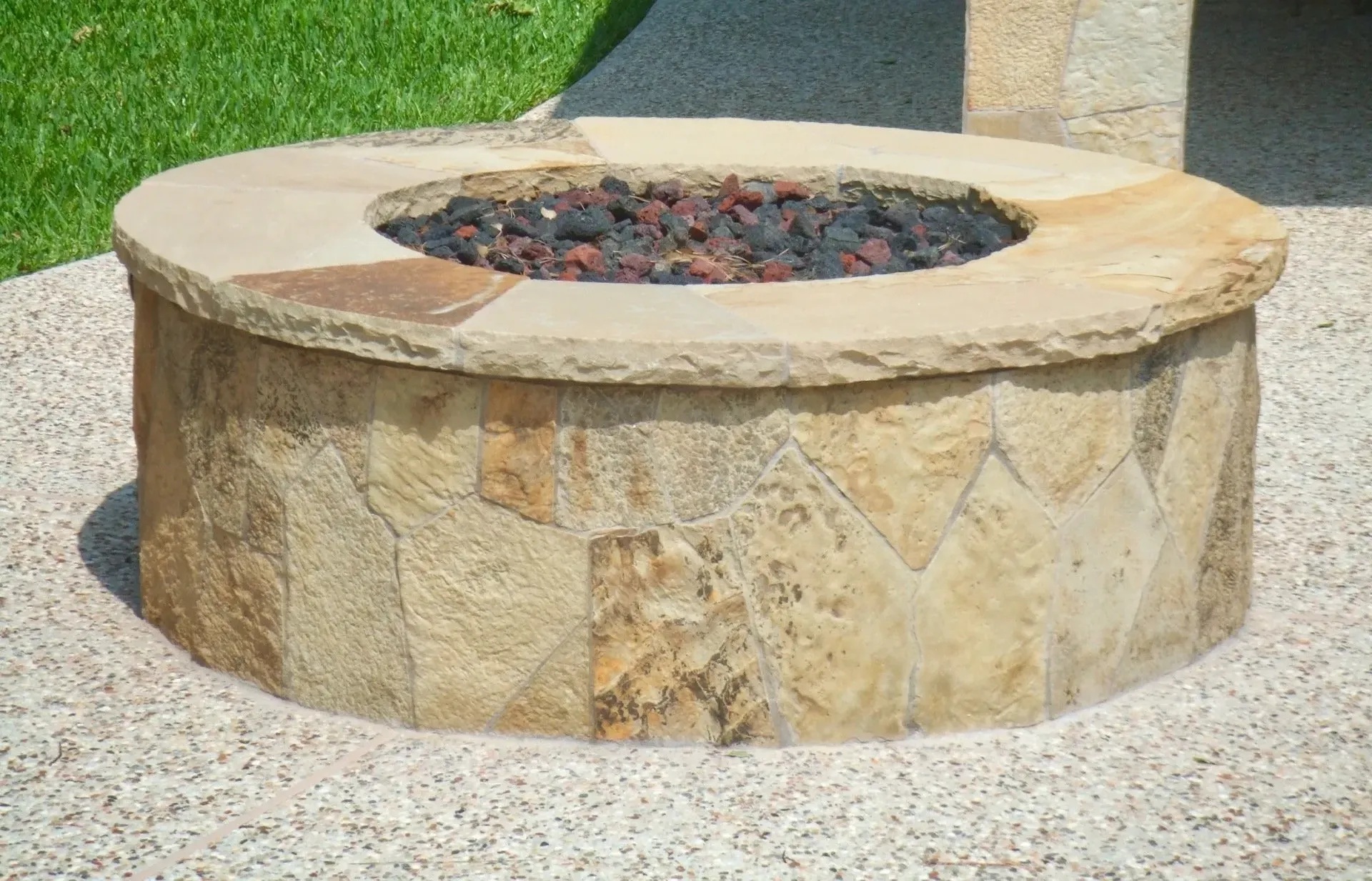 Flagstone Firepit