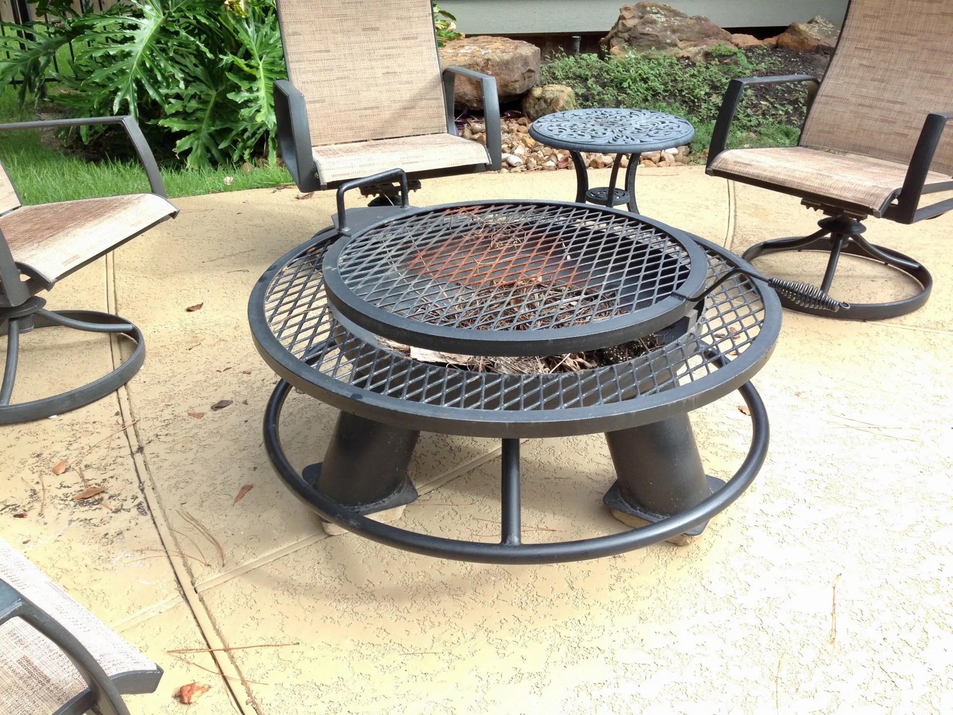 Steel Firepit, Patio